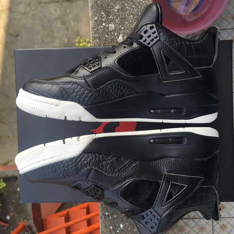 2016 Air Jordan 4 Retro Black White